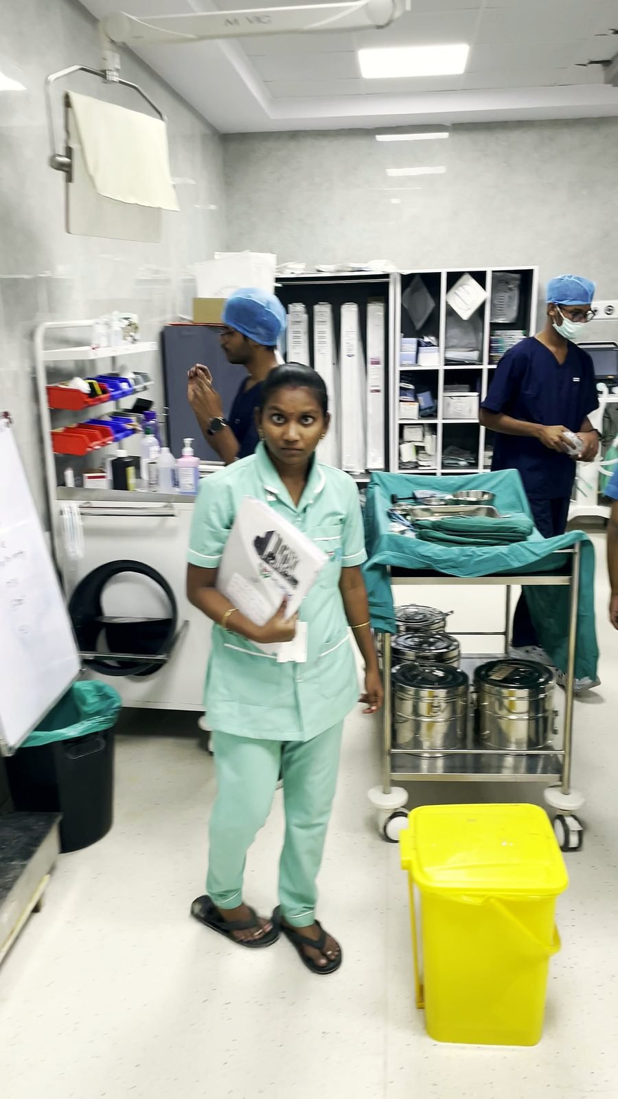 Cath lab team
